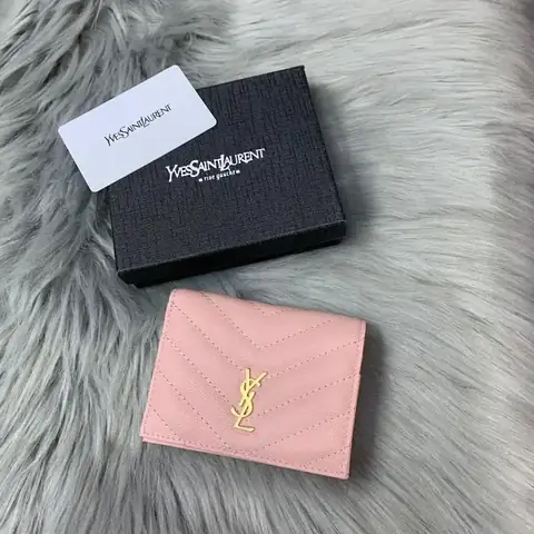 Saint Laurent Origami Tiny Tri fold Wallet in Dubai